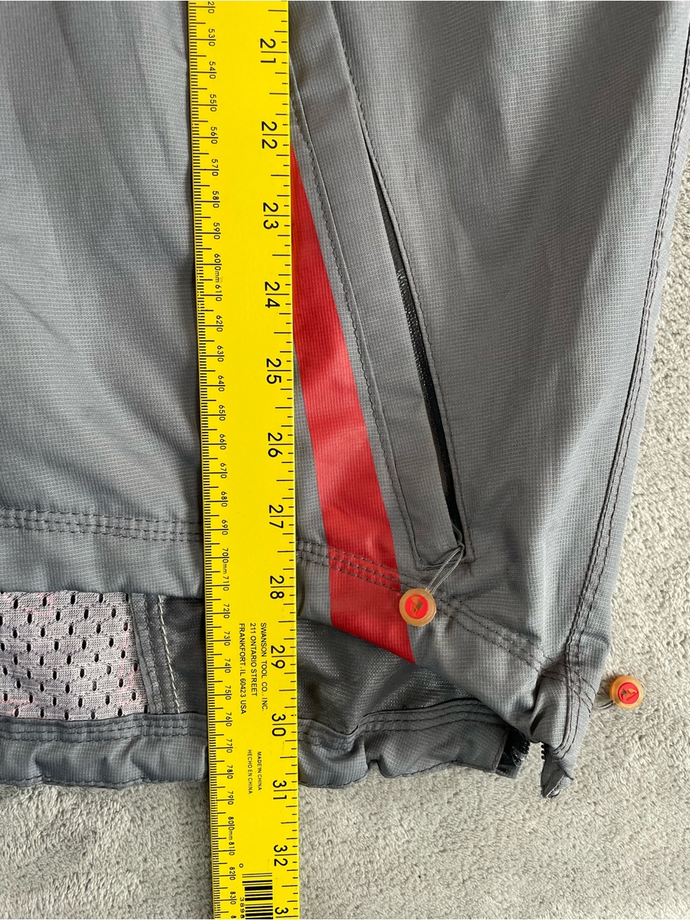 Thor Ride Motorcycle Pack Jacket Shell Gray Red Mens Large Performance Outerwear - Picture 10 of 16
